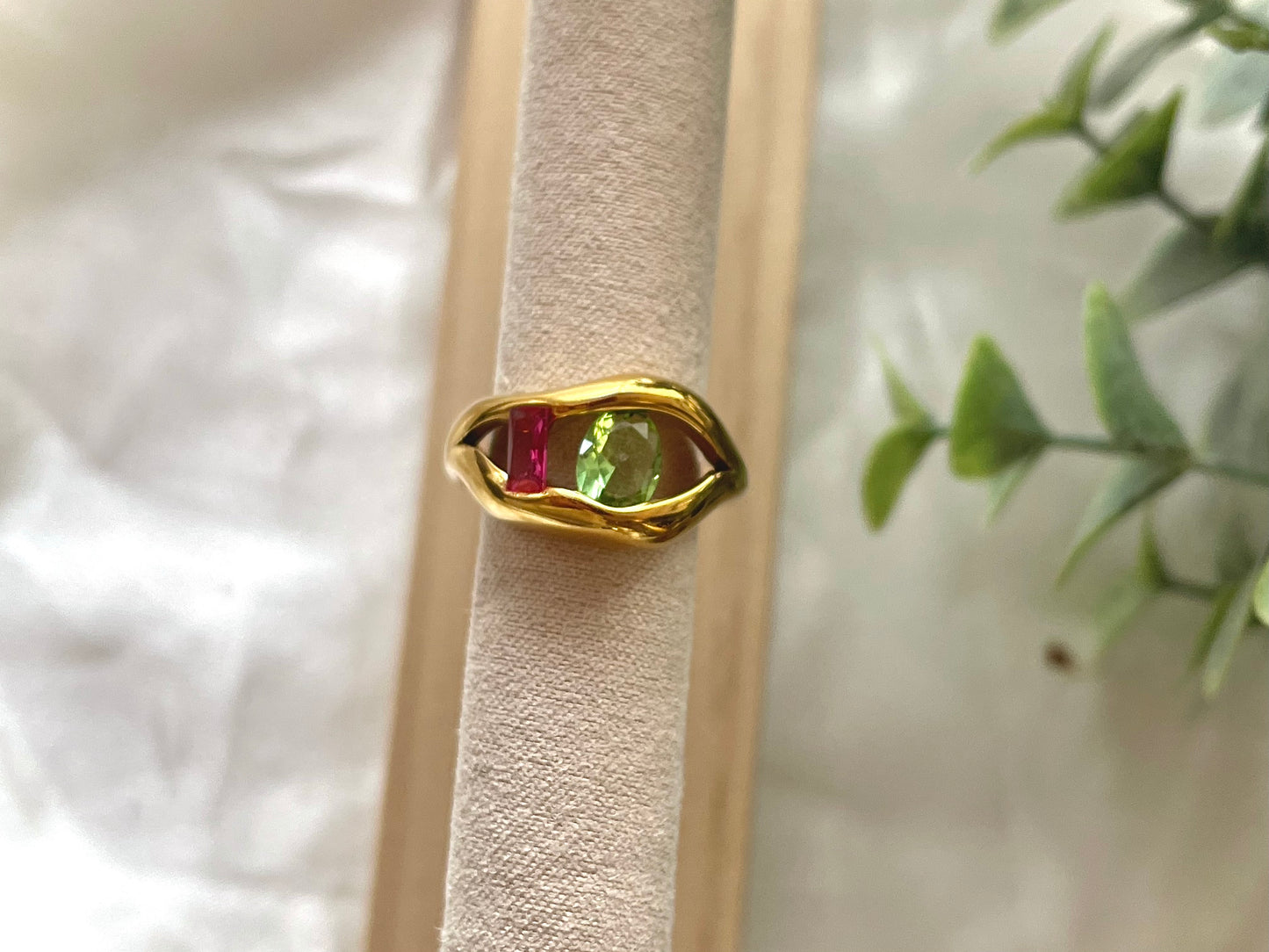 Bague Émeraude Rosa
