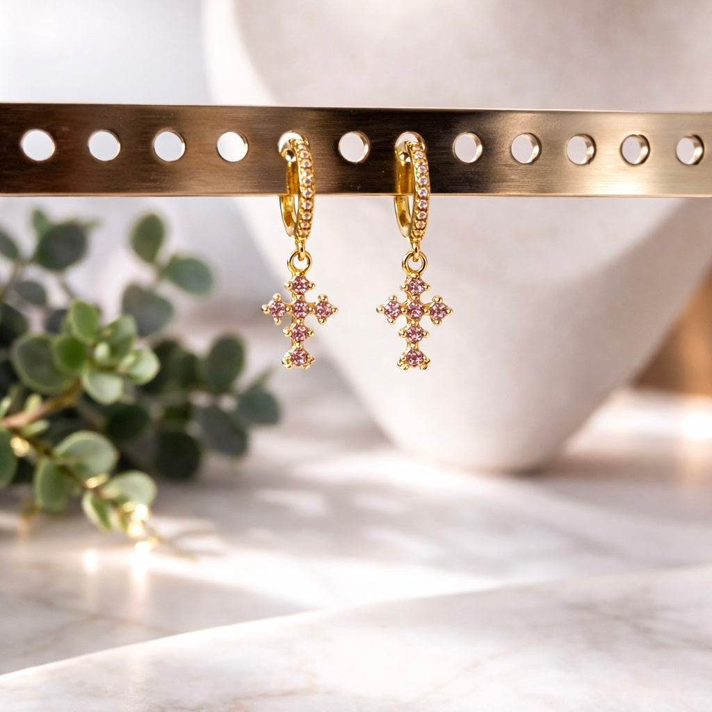 Boucles Faith Pink
