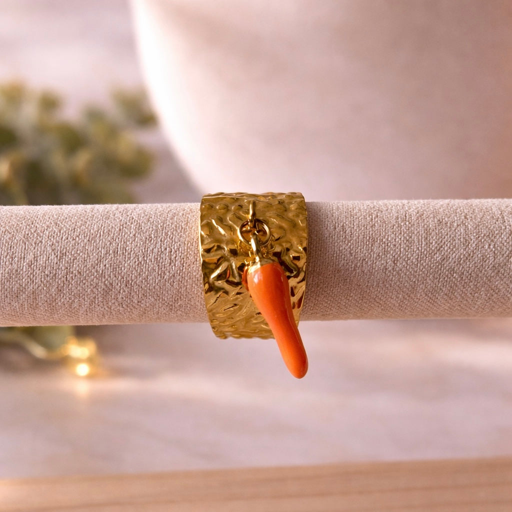 Bague Pimenta Corail