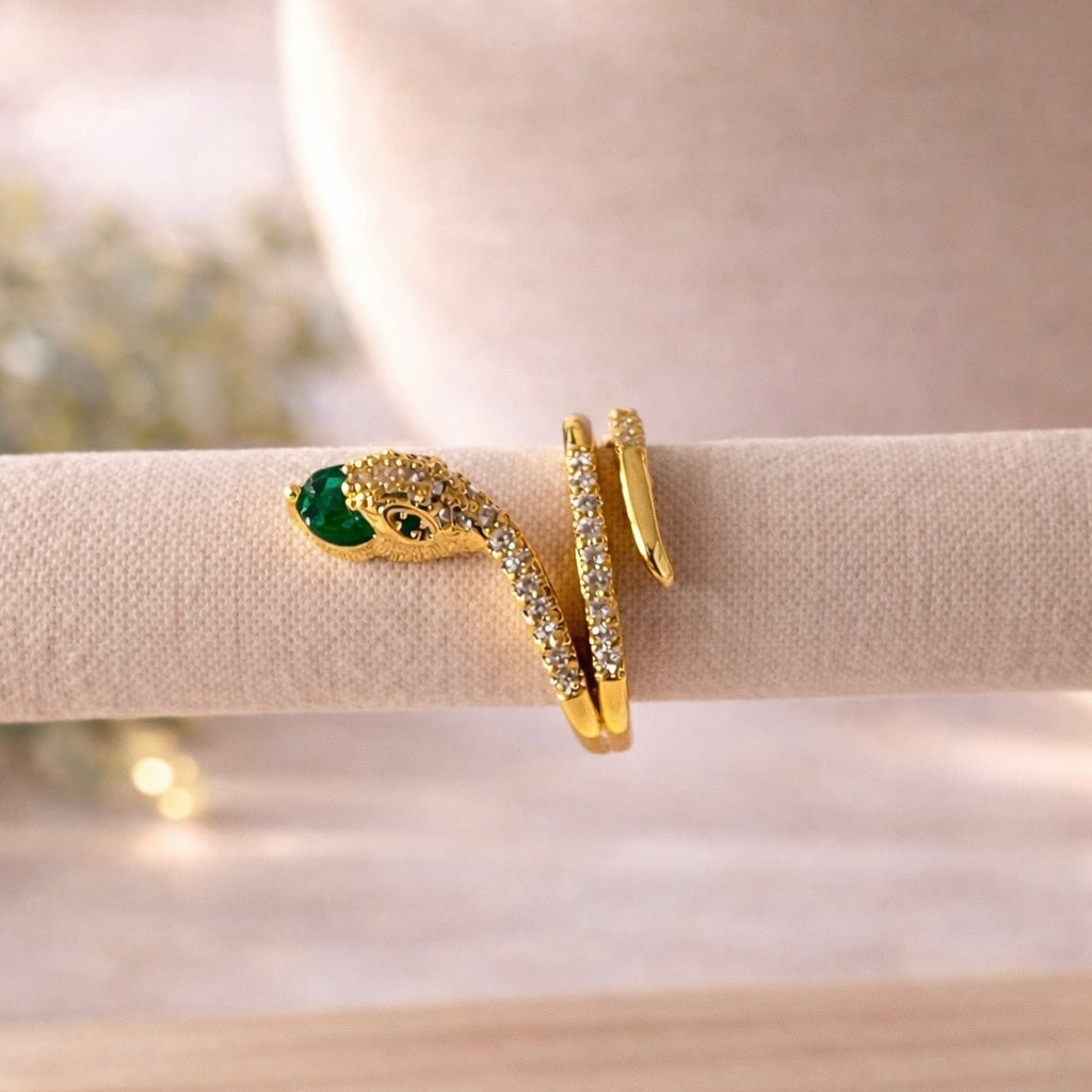 Bague Serpenta Émeraude