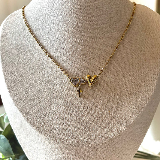 Collier amour & foi
