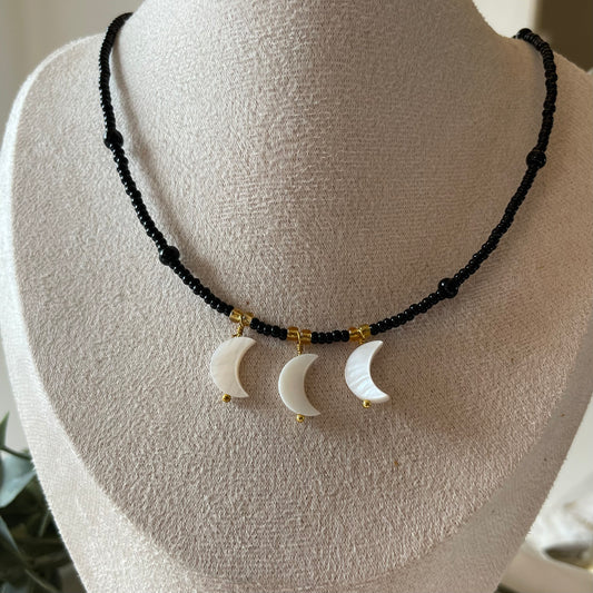 Collier Triple Moon