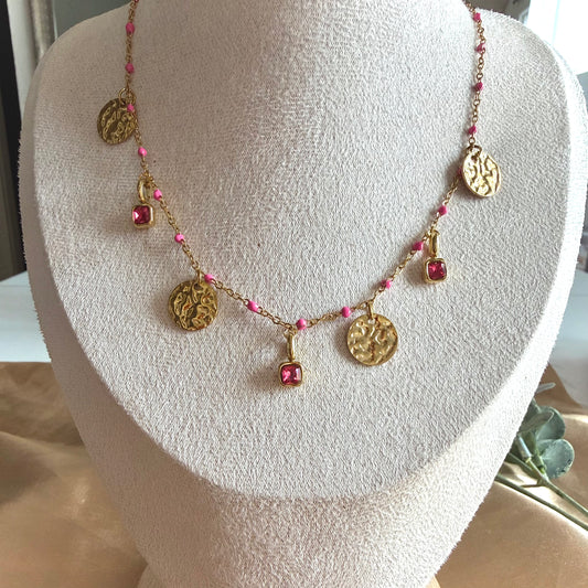 Collier Pink Garden